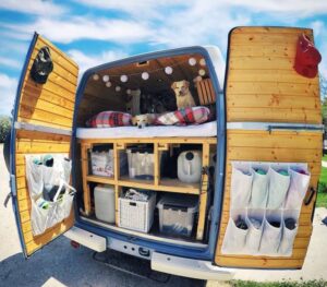 Camper van storage ideas