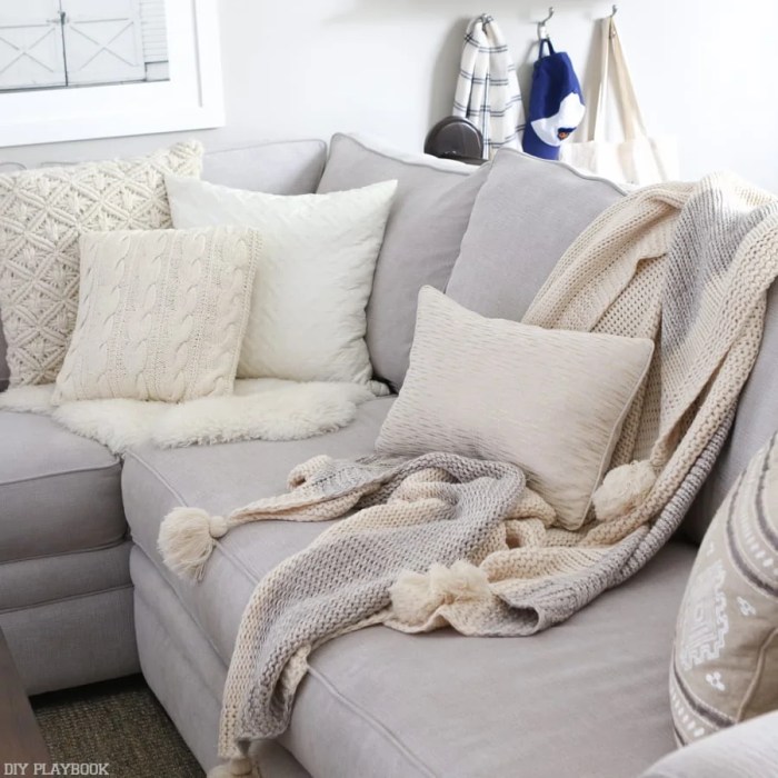 Grey sofa cushion ideas