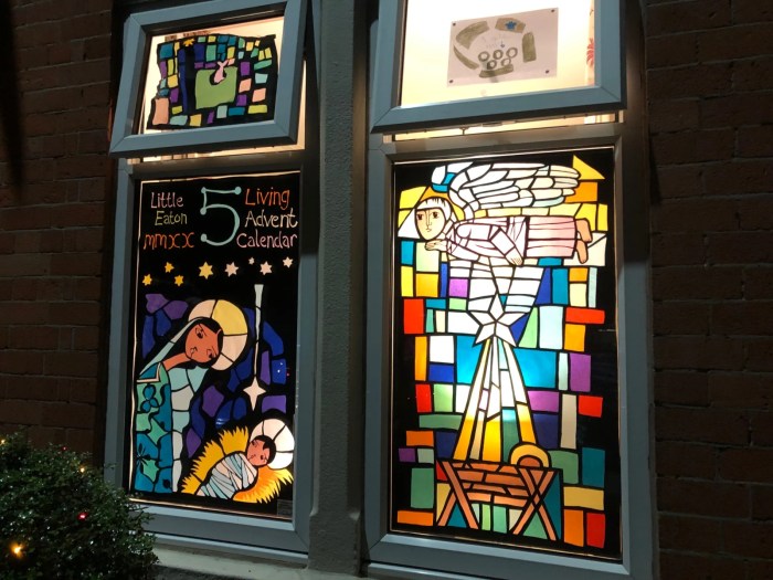 Advent windows ideas