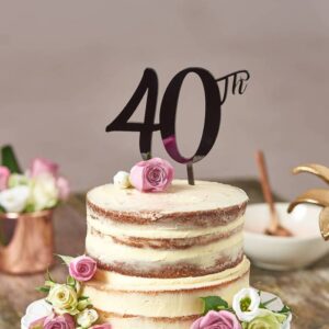 40th birthday cakes ideas