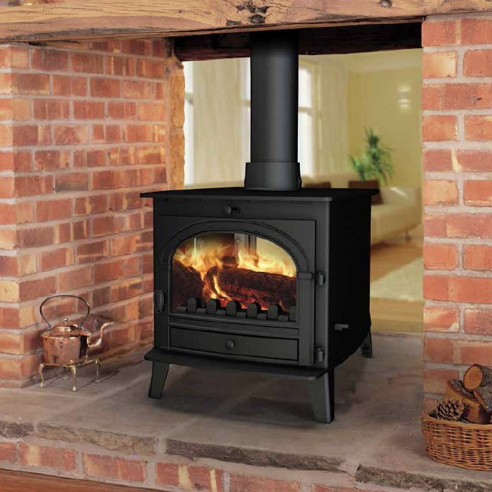 Double sided log burner ideas