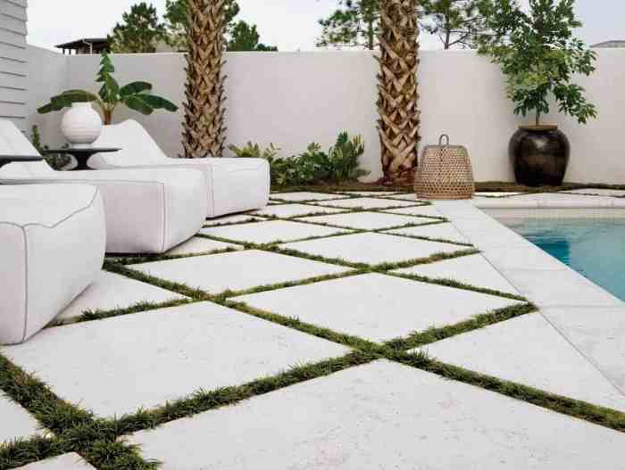 Modern garden paving ideas