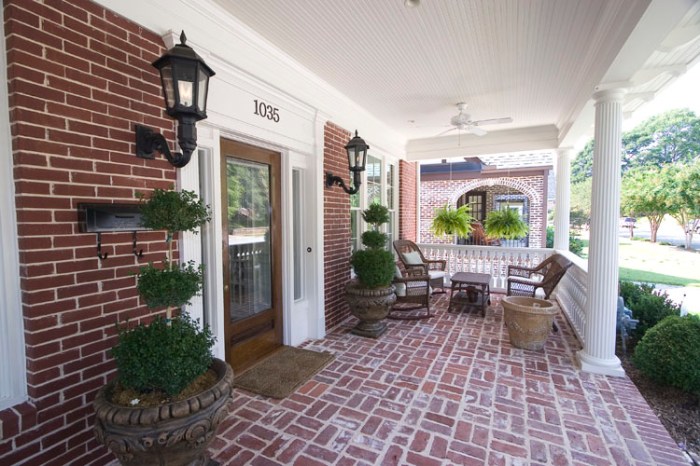 Brick porch ideas