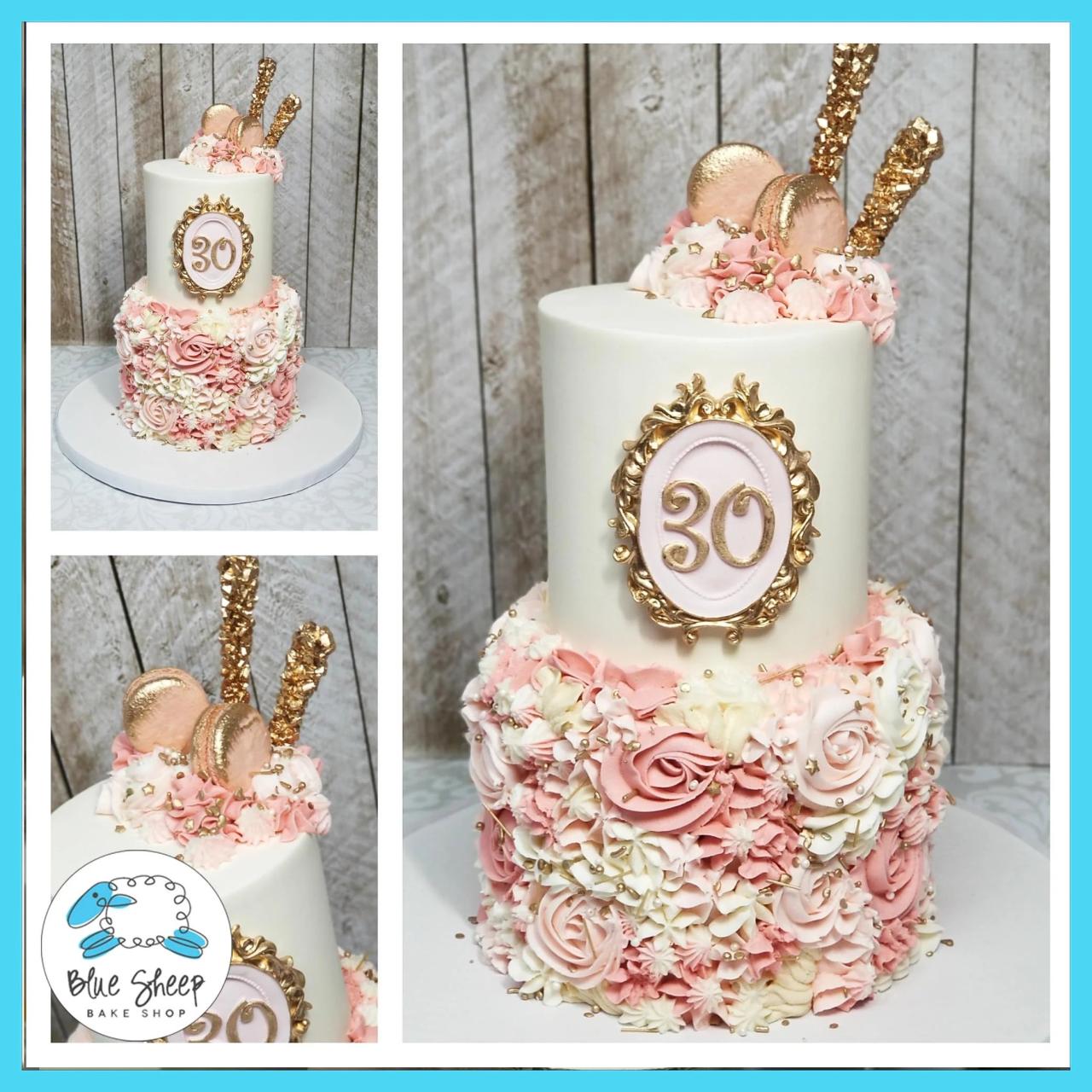 Female 30th birthday cake ideas