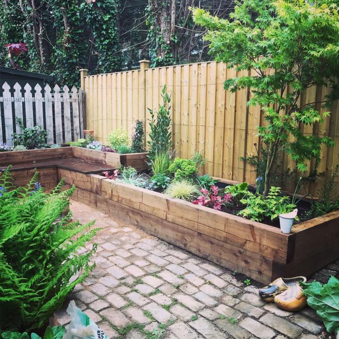 Railway sleepers garden ideas