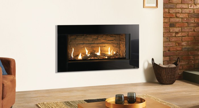 Hole in the wall fireplace ideas