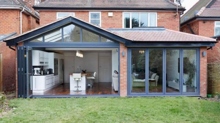 Single storey rear house extension ideas photo gallery