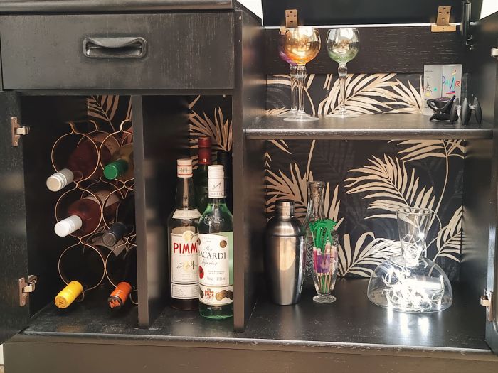 Upcycled drinks cabinet ideas