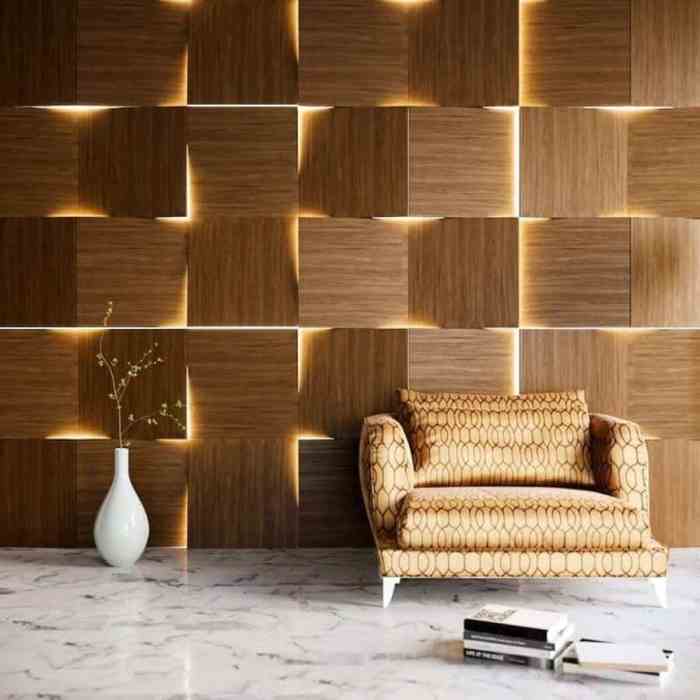 Wood panel wallpaper ideas